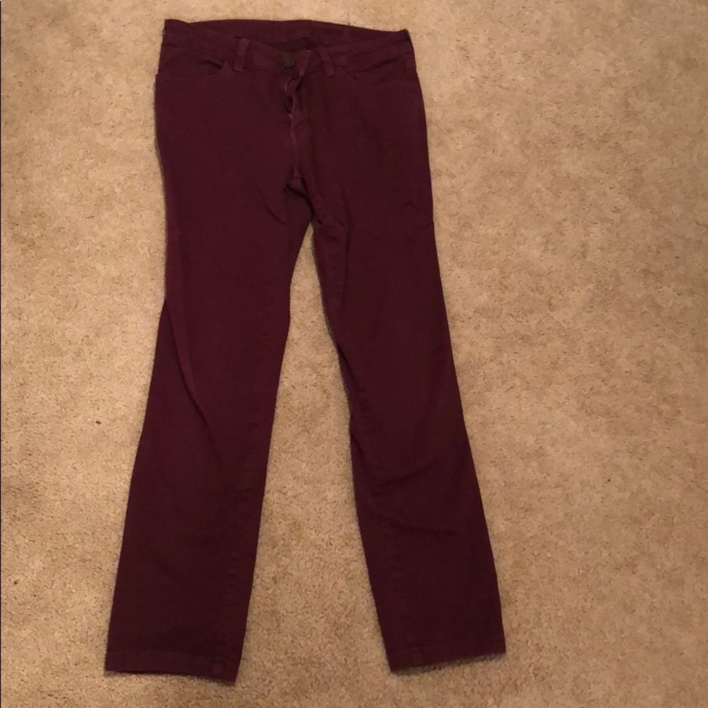 Rose colored jeans